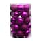 30ct. 2.5" Pink Shatterproof Christmas Ornaments